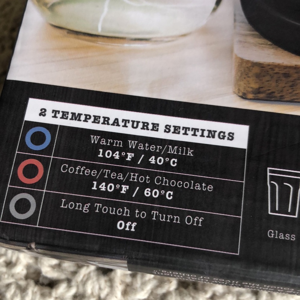 Rae Dunn Black Electric Mug Warmer - 'WARM' Heated Base - Picture 6 of 9